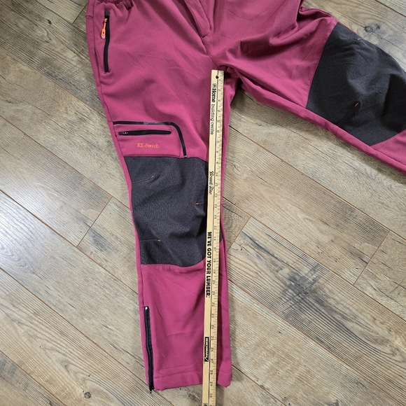 Postropaky Womens 16 Short Pink and Black Snow/ski Outdoor Pants - Picture 3 of 13